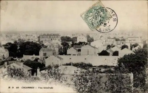 Ak Colombes Hauts de Seine, Gesamtansicht