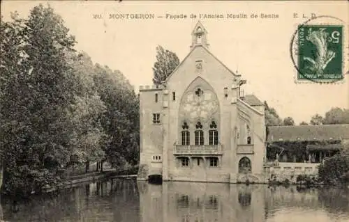 Ak Montgeron Essonne, Facade de l'Ancien Moulin de Senlis