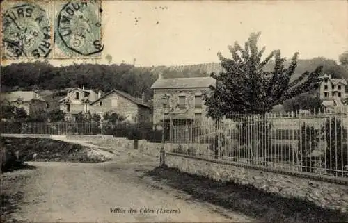 Ak Lozere Essonne, Villas des Cotes