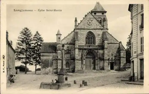 Ak Longjumeau Essonne, Kirche St Martin