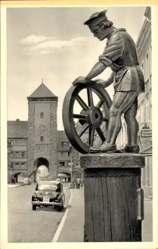 Ak Villingen im Schwarzwald, Riettor, Radbrunnen