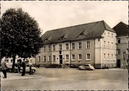 Ak Bernau bei Berlin, Karl-Marx-Platz, Rathaus