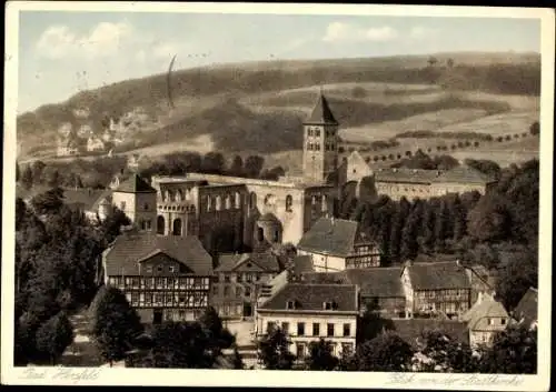 Ak Bad Hersfeld Hessen, Teilansicht, Blick von der Stadtkirche