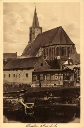 Ak Beeskow in der Mark, Marienkirche