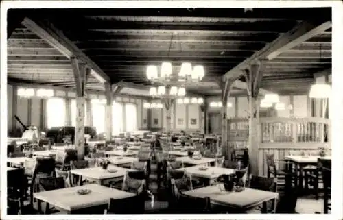 Foto Ak Gastwirtschaft, Speiseraum, Innen