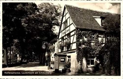 Ak Lauterbach am Lindenberg Ebersbach Sachsen, Kellerschenke