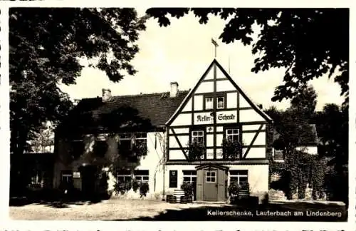 Ak Lauterbach am Lindenberg Ebersbach Sachsen, Kellerschenke