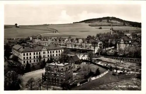 Ak Geyer im Erzgebirge Sachsen, Gesamtansicht