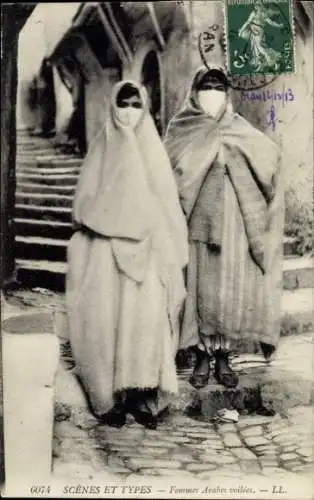 Ak-Szenen und -Typen, Verschleierte arabische Frauen