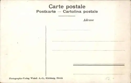 Ak Wengernalp Kanton Bern Schweiz, Eiger und Mönch