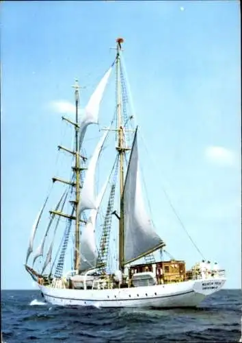 Ak Segelschulschiff Wilhelm Pieck, Volksmarine