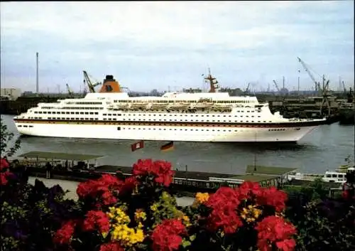 Ak Hamburg, Fährschiff, MS Europa