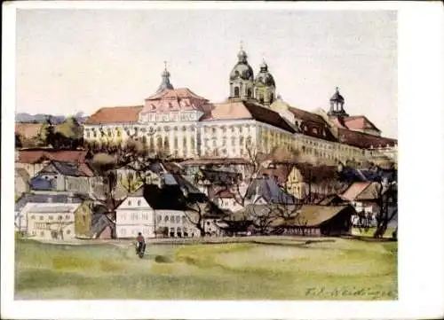 Künstler Ak Weidinger, Oberösterreich, Stift St. Florian