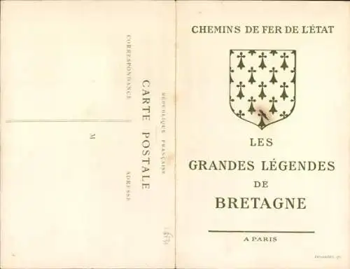 Klapp Ak Chemins de Fer de l'Etat, Les Grandes Legendes de Bretagne, Le Trepas du Roi d'Ys