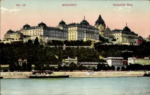 Ak Budapest Ungarn, Königliche Burg