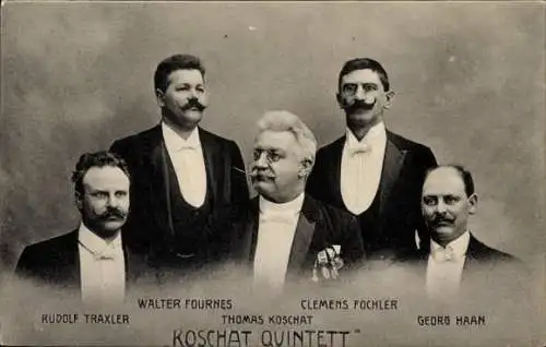 Ak Koschat Quintett, Rudolf Traxler, W. Fournes, Clemens Fochler, Georg Haan