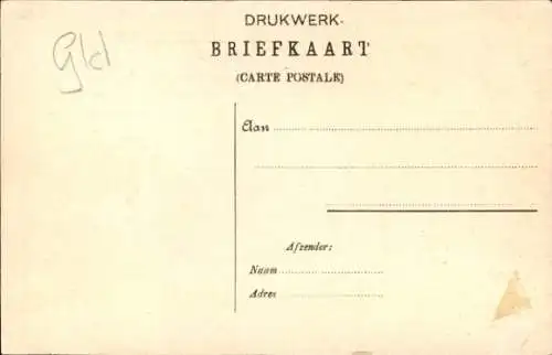 Ak Heerde Gelderland Niederlande, Dorpsweg