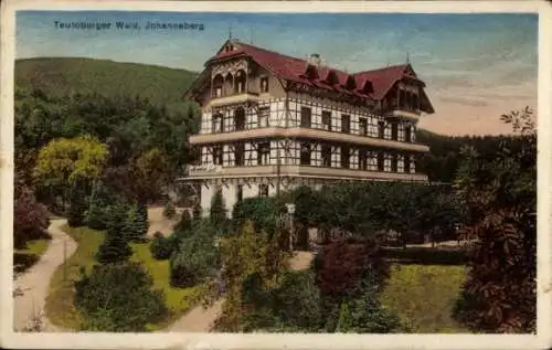 Ak Johannaberg Berlebeck Detmold im Teutoburger Wald, Fachwerkhaus