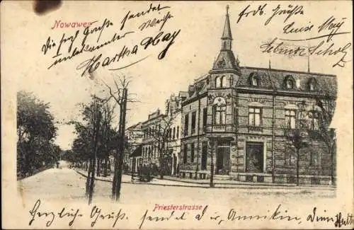Ak Nowawes Babelsberg Potsdam, Priesterstraße