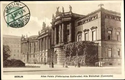 Ak Berlin Mitte, altes Palais, alte Bibliothek