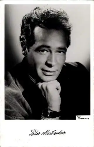 Ak Schauspieler Peter Mosbacher, Portrait, Autogramm, Armbanduhr