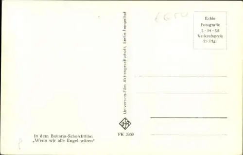 Ak Schauspielerin Barbara Rütting, Portrait