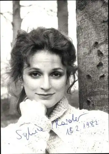 Ak Schauspielerin Sylvia Haider, Portrait, Autogramm