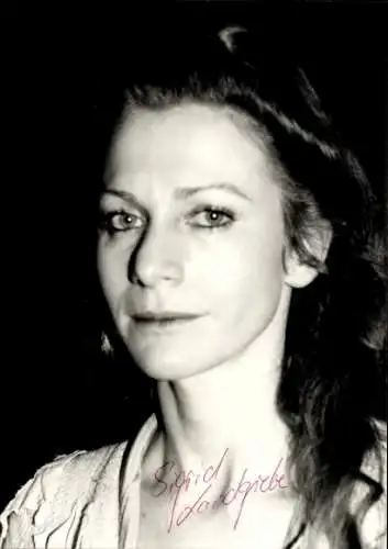 Ak Schauspielerin Sigrid Landgrebe, Portrait, Autogramm