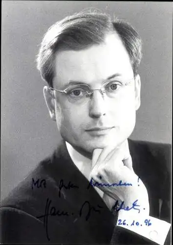 Foto Schauspieler Hans-Jürgen Schatz, Autogramm