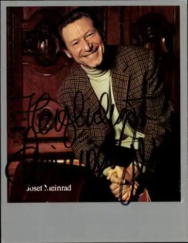 Ak Schauspieler Josef Meinrad, Portrait, Autogramm