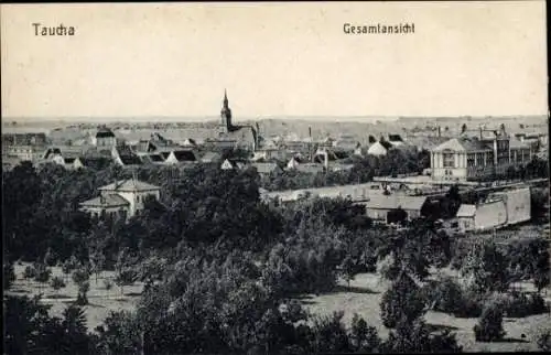 Ak Taucha in Nordsachsen, Gesamtansicht