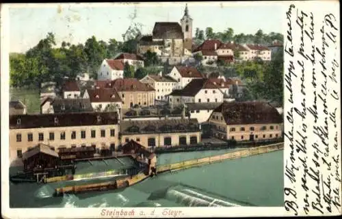 Ak Steinbach an der Steyr Oberösterreich, Gesamtansicht