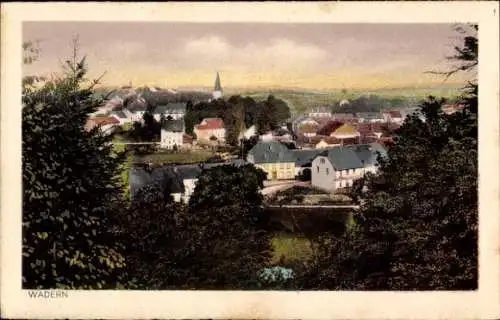 Ak Wadern im Saarland, Panorama