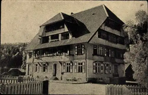 Ak Au Todtmoos im Schwarzwald, Hotel Hirschen