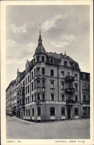 Ak Löbau in Sachsen, Gasthaus Alter Krug