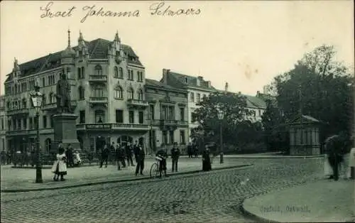 Ak Krefeld am Niederrhein, Ostwall