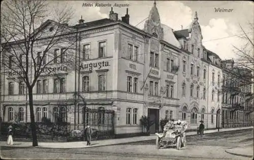 Ak Weimar in Thüringen, Hotel Kaiserin Auguste