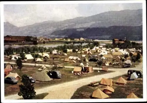 Ak Reichenau Innsbruck in Tirol, Städtischer Campingplatz