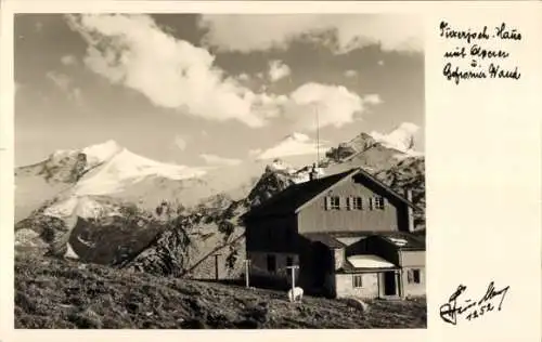 Ak Bad Hintertux Tirol, Tuxerjoch-Haus, Gefrorne Wand