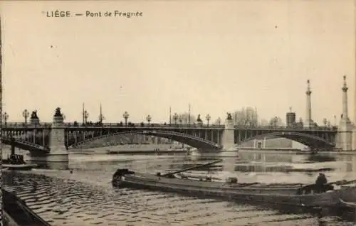 Ak Liège Lüttich Wallonien, Pont de Fragnee