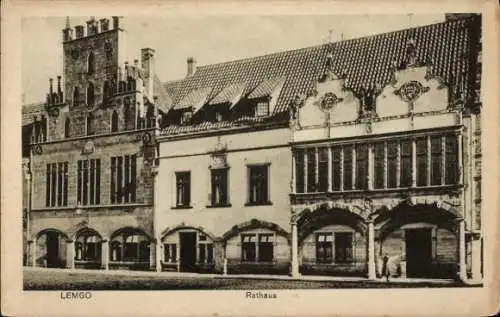 Ak Lemgo in Lippe, Rathaus