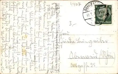 Ak Oranienbaum Wörlitz in Anhalt, Schloss