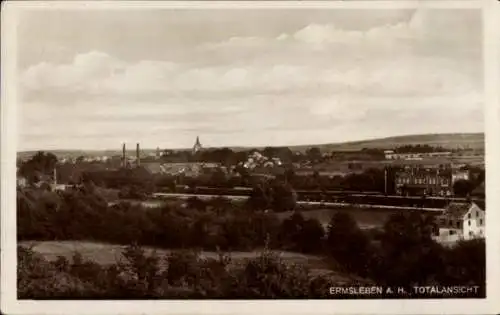 Ak Ermsleben Falkenstein Harz, Gesamtansicht