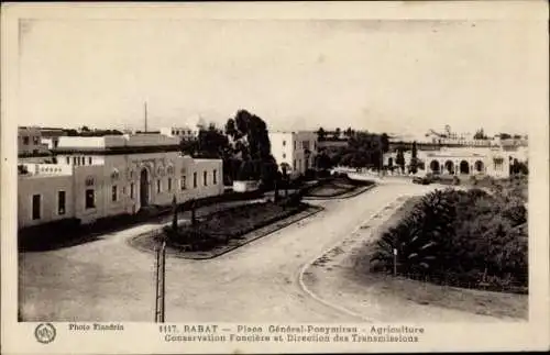 Ak Rabat, Marokko, Place Général Poeymirau