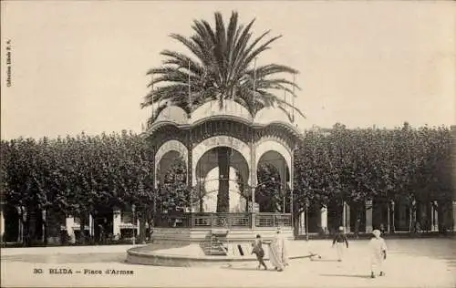 Ak Blida Algerien, Place de Armes