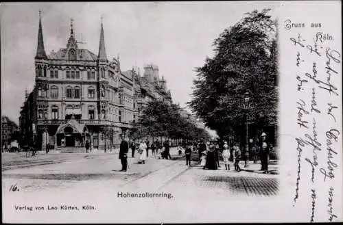 Ak Köln am Rhein, Hohenzollernring
