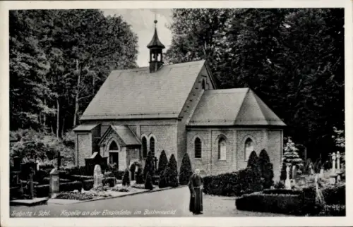 Ak Trzebnica Trebnitz Schlesien, Einsiedelei im Buchenwald, Kapelle