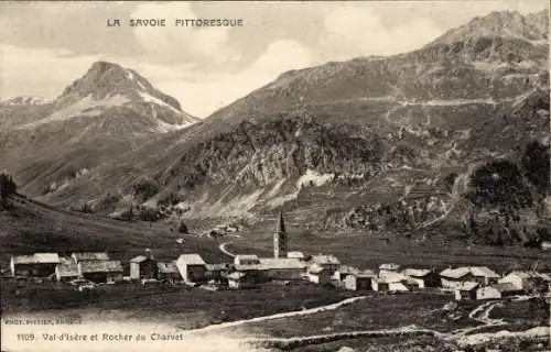 Ak Val-d'Isere Savoie, Panorama, Rocher du Charvet