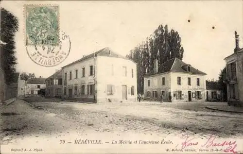 Ak Méréville Essonne, Rathaus, alte Schule