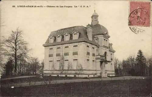 Ak Adam Island Val d'Oise, Château de Les Forgets